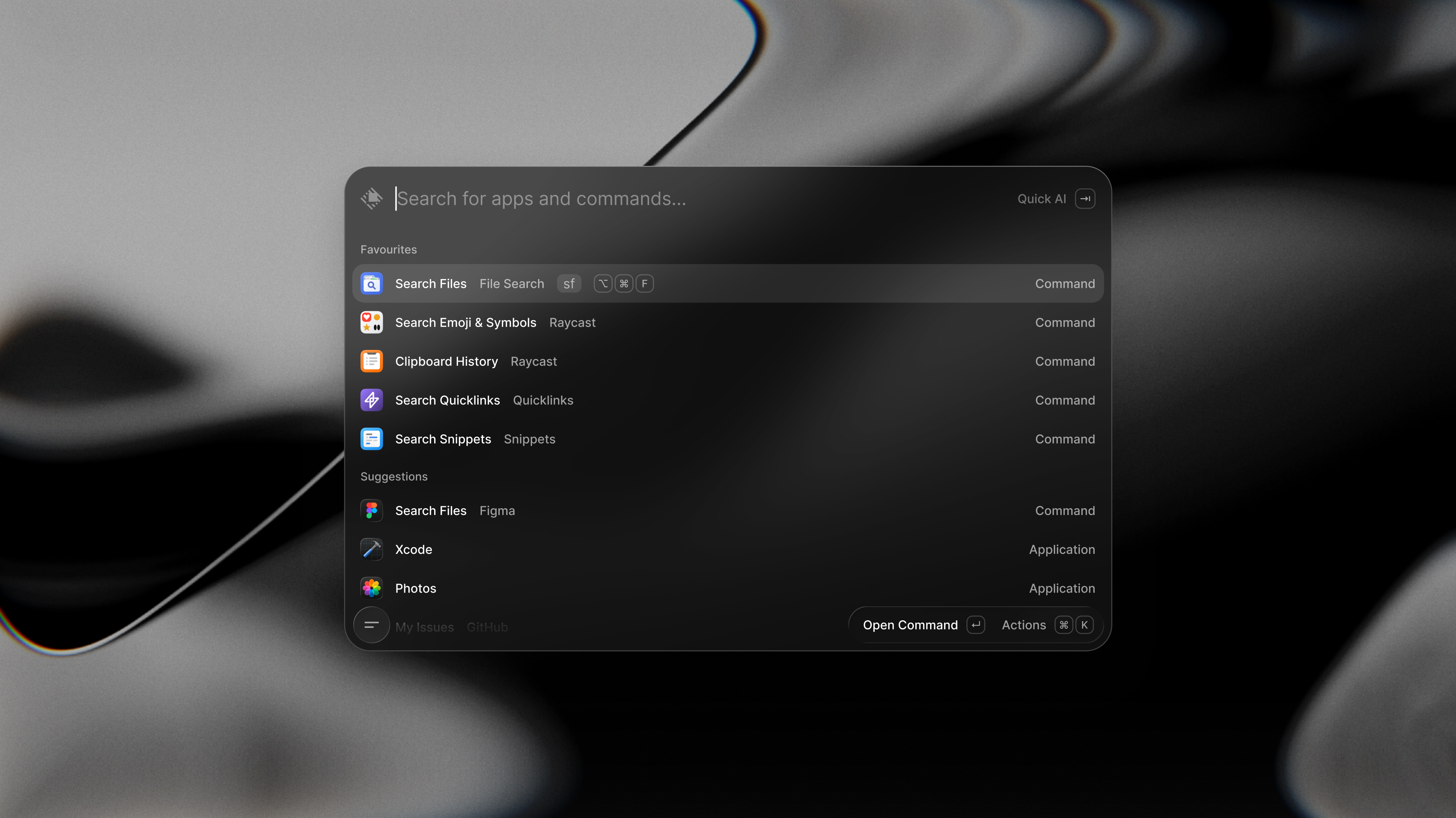 Raycast 2.0 on macOS